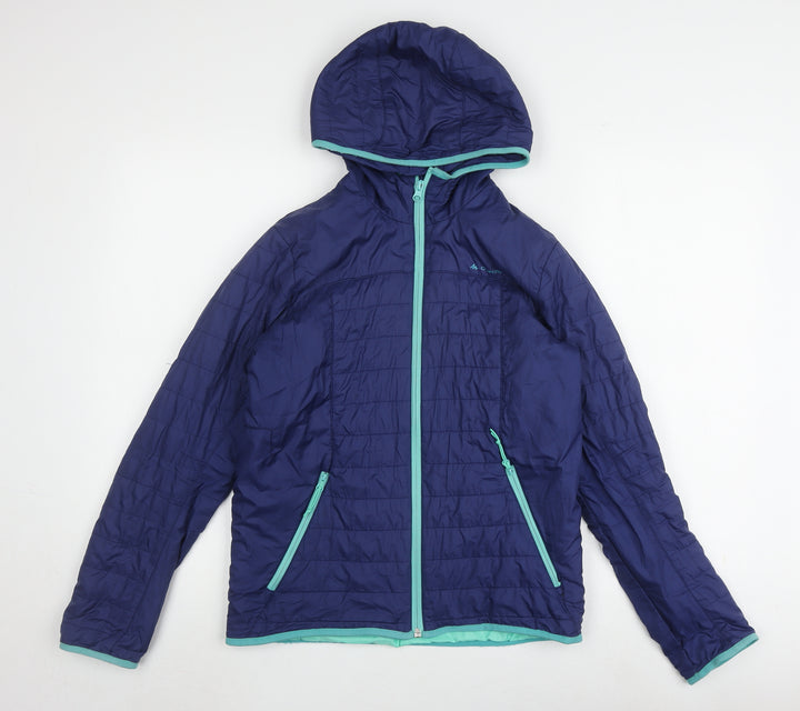 Decathlon Teens Blue Puffer Jacket - Size 16