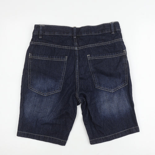 Brave Soul Men's Blue Denim Shorts, Size S, Casual Style