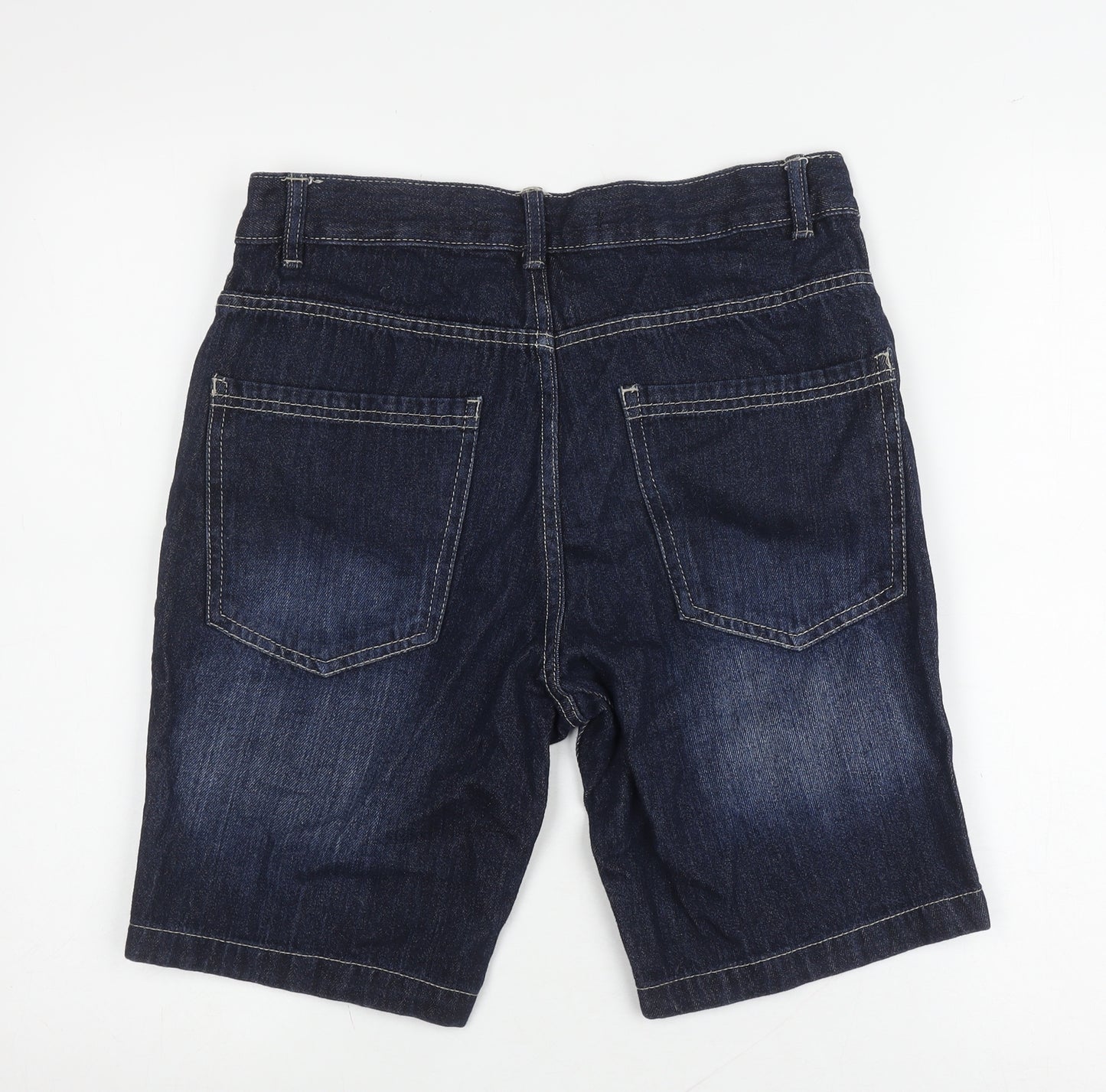 Brave Soul Men's Blue Denim Shorts, Size S, Casual Style