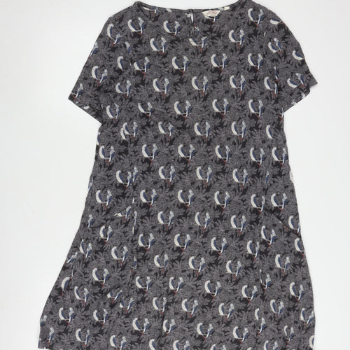 Fat Face Women's Multicoloured Cotton Shift Dress, Size 12