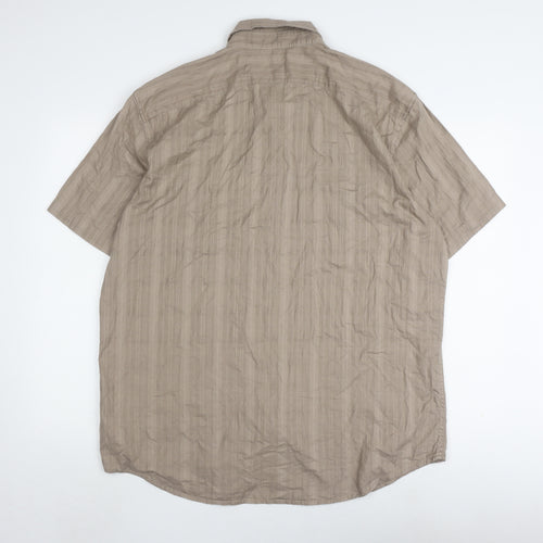 Gap Men's Beige Button-Up Shirt XL