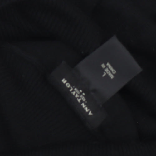 Ann Taylor Women's Black High Neck Pullover Jumper L