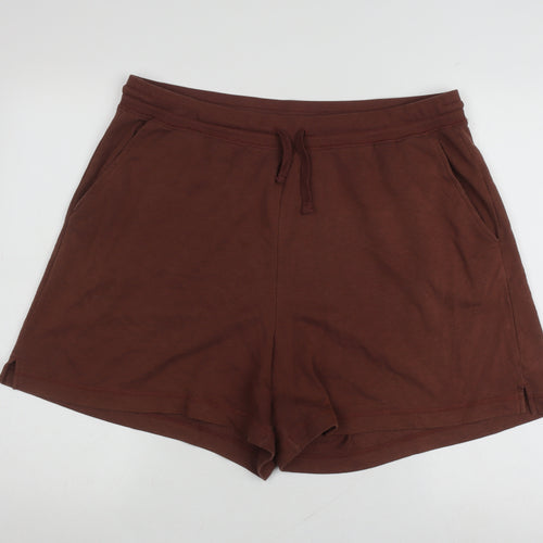 Old Navy Unisex Brown XL Sweat Shorts Relaxed Fit