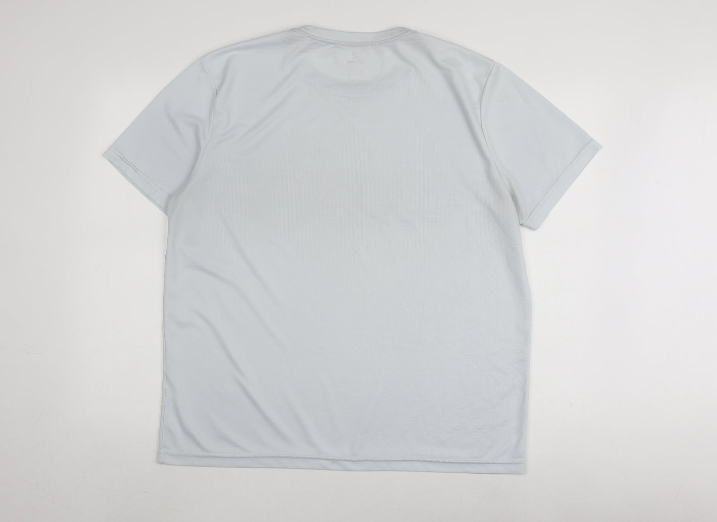 Get Over Men's White Gym T-Shirt XL Regular Fit