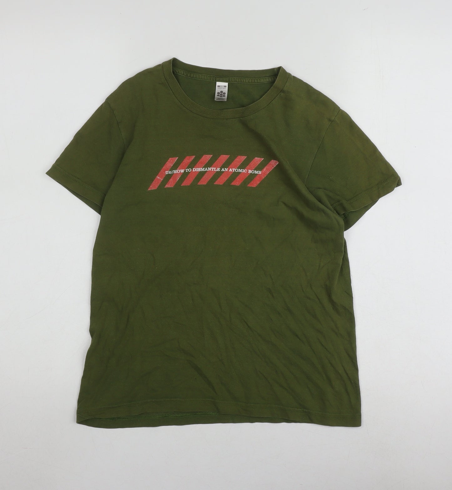 American Apparel Women's Green T-Shirt, L, Basic Style