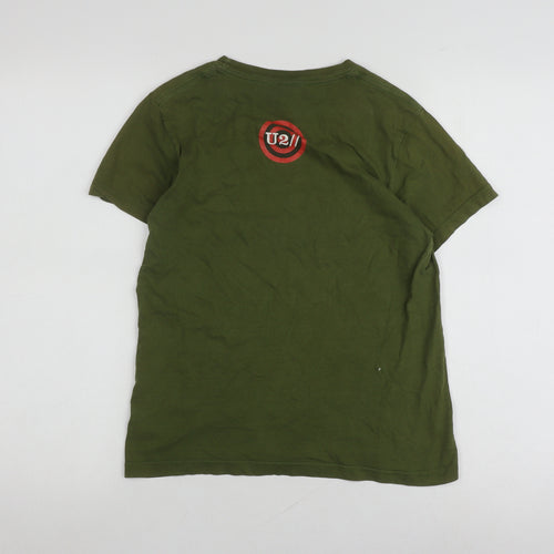 American Apparel Women's Green T-Shirt, L, Basic Style