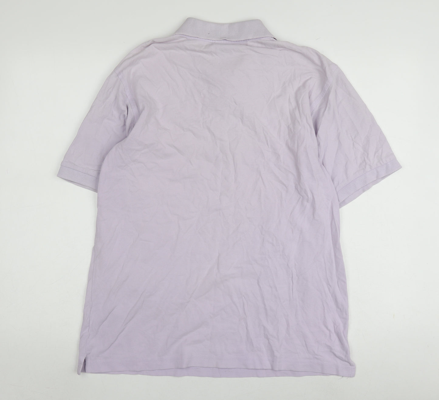James & Nicholson Men's Purple Classic Polo L Short Sleeve