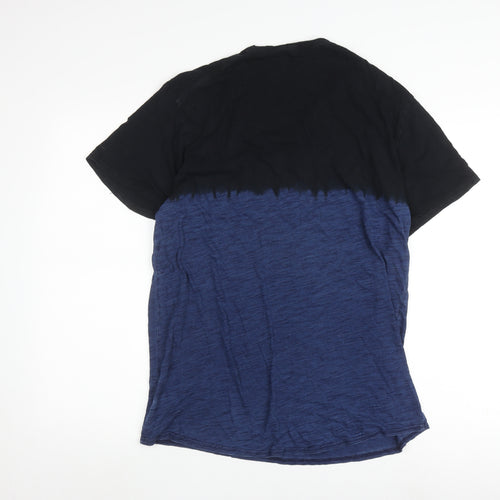 G-Star Raw Unisex Black/Blue Colourblock T-Shirt XL