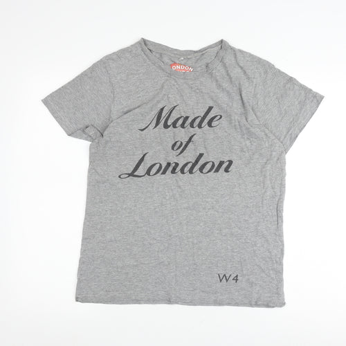 Fuller's London Pride Men's Grey London Theme T-Shirt M - Graphic Logo