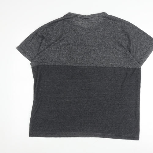Dissident Men's Grey XL Henley T-Shirt