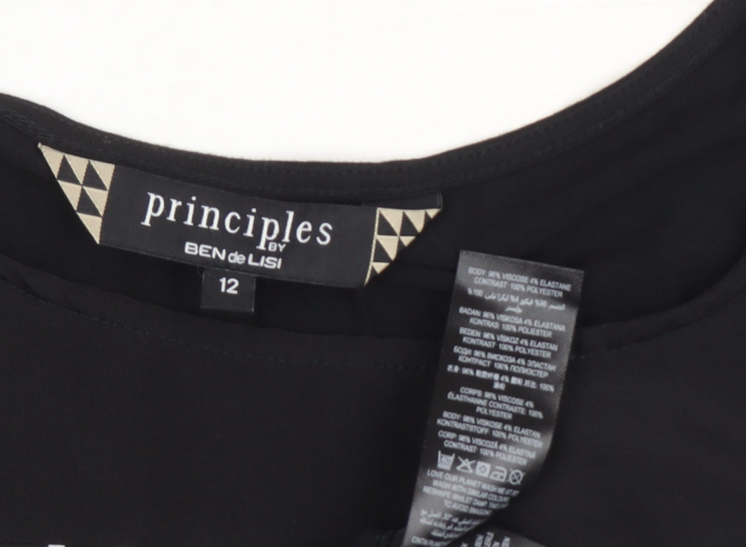 Principles by Ben de Lisi Women's Black T-Shirt
