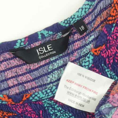 Isle Collection Women's Multicoloured Dress Size 18