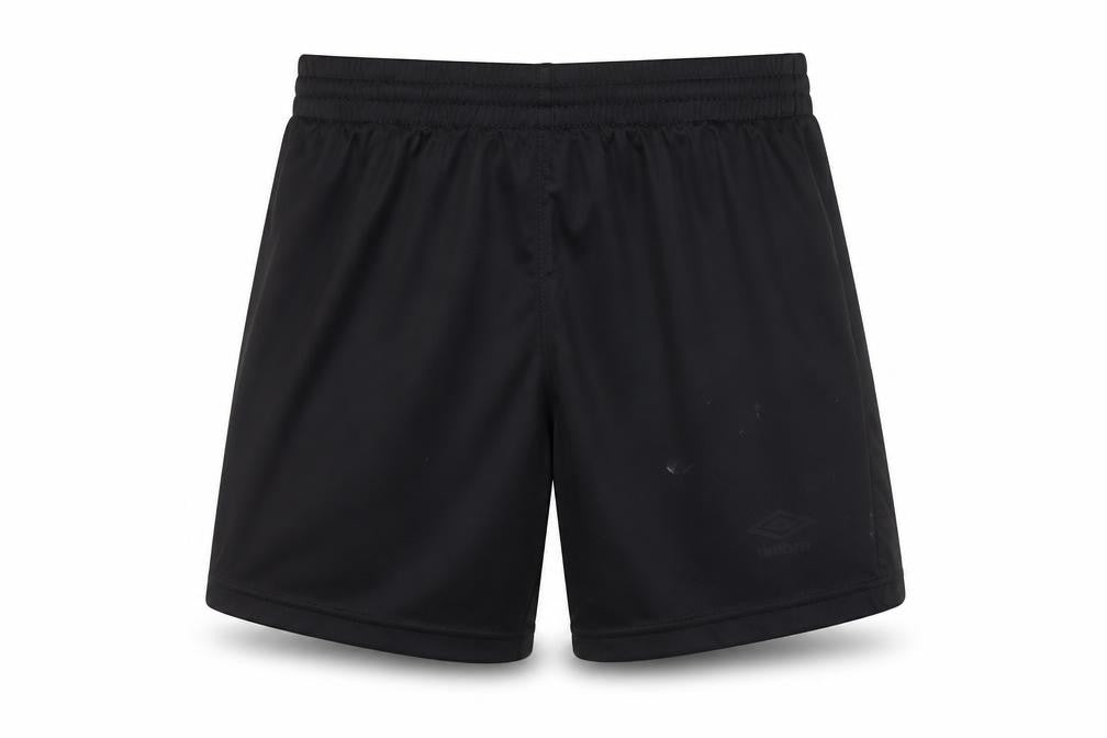 Front view of Umbro Men's Black Athletic Shorts S