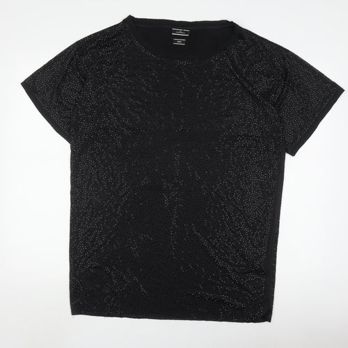 By Malene Birger Black Sequin Unisex Shirt Medium