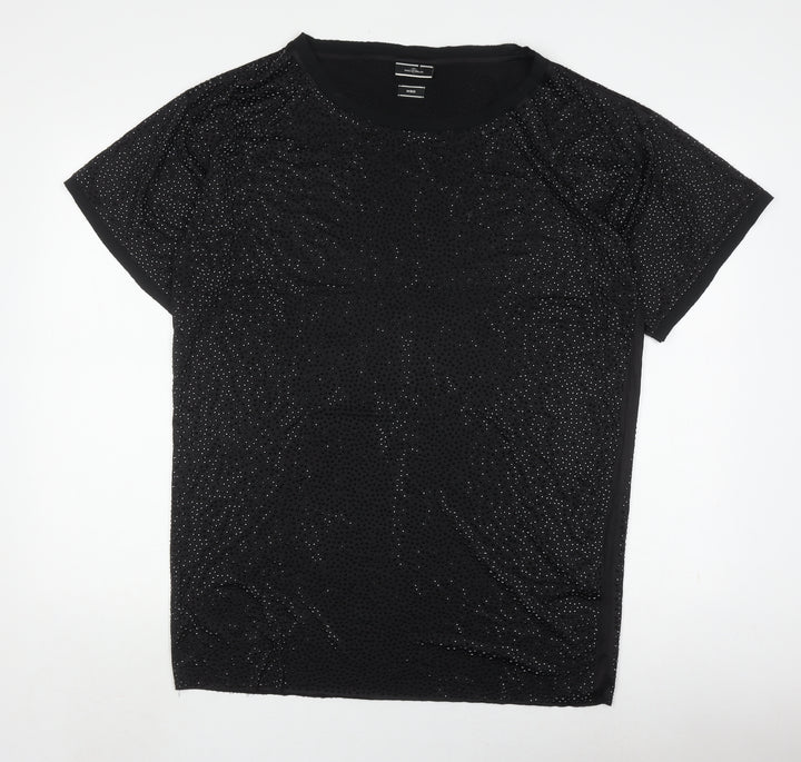 By Malene Birger Black Sequin Unisex Shirt Medium