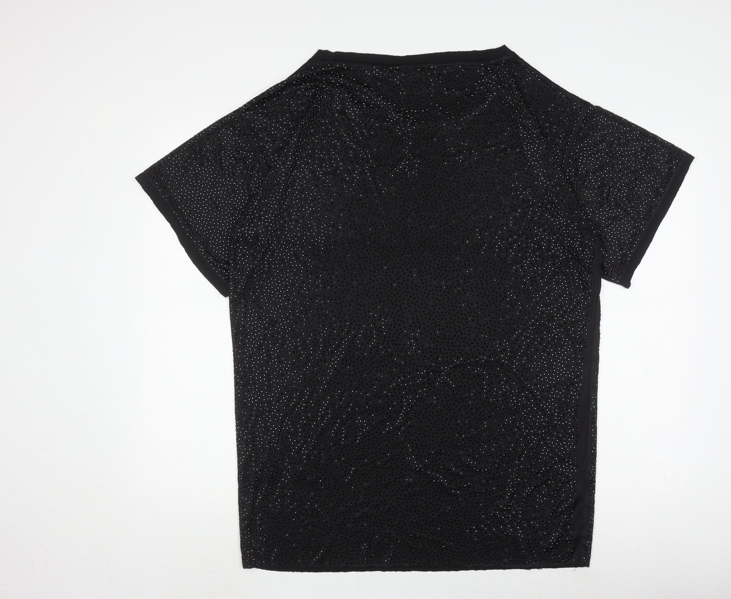 By Malene Birger Black Sequin Unisex Shirt Medium