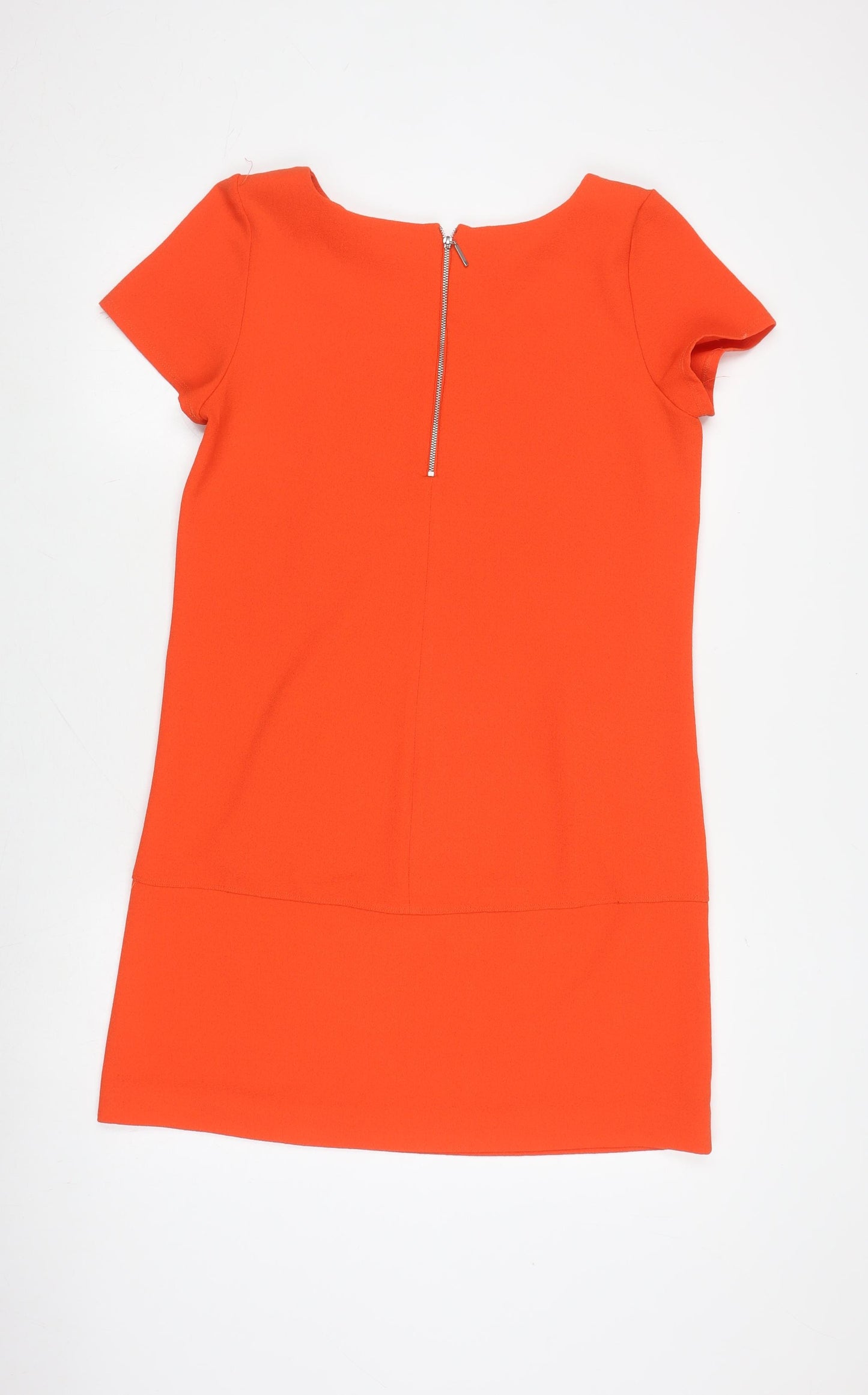 Wallis Women's Orange Shift Dress, Size 12, Casual Summer