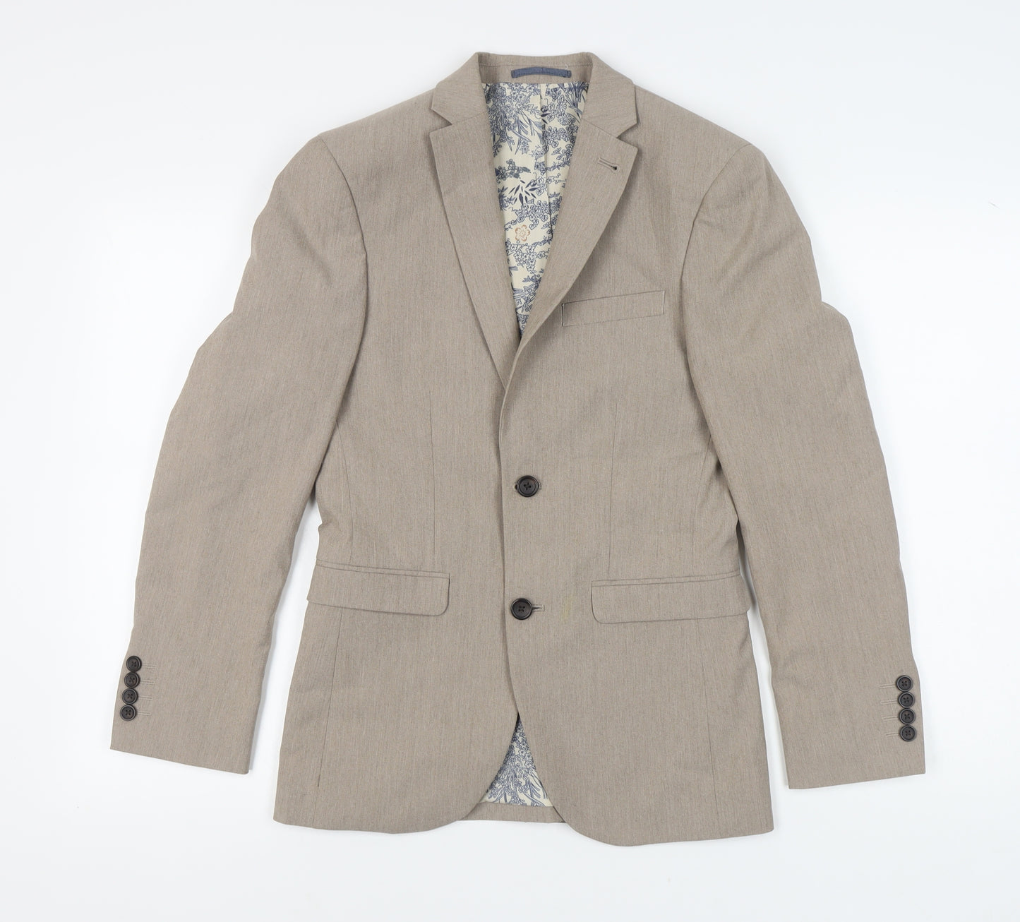 Next Men's Beige Blazer Jacket, Size 34S, Formal Wear