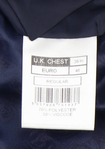Scott & Taylor Men's Blue Blazer - 36 Regular Fit
