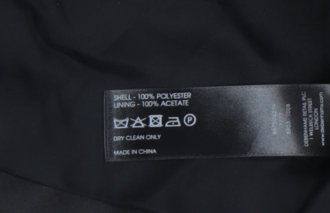 Début Women's Black Cropped Suit Jacket Size 20