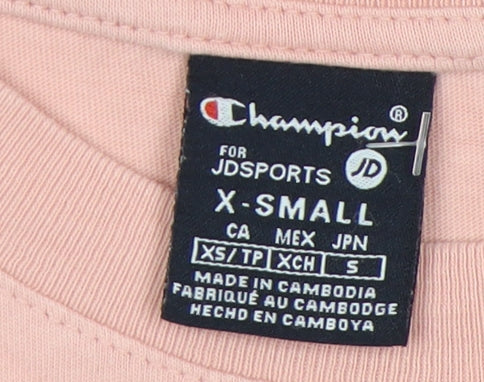 Champion Women's Pink XS Basic T-Shirt