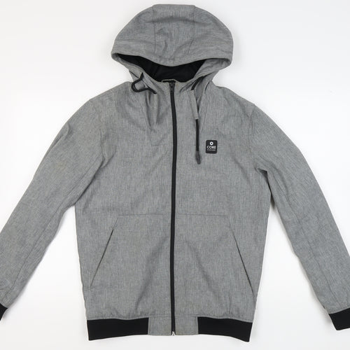 Jack & Jones Men's Grey Hooded Jacket, Size S