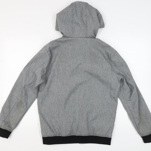 Jack & Jones Men's Grey Hooded Jacket, Size S