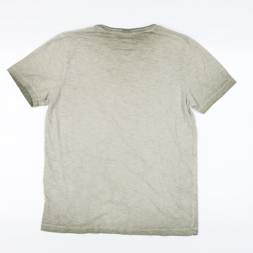 Jack & Jones Men's Green Crew Neck T-Shirt M