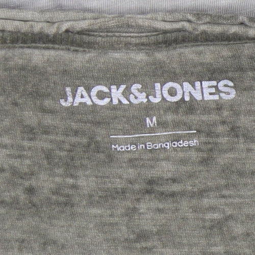 Jack & Jones Men's Green Crew Neck T-Shirt M