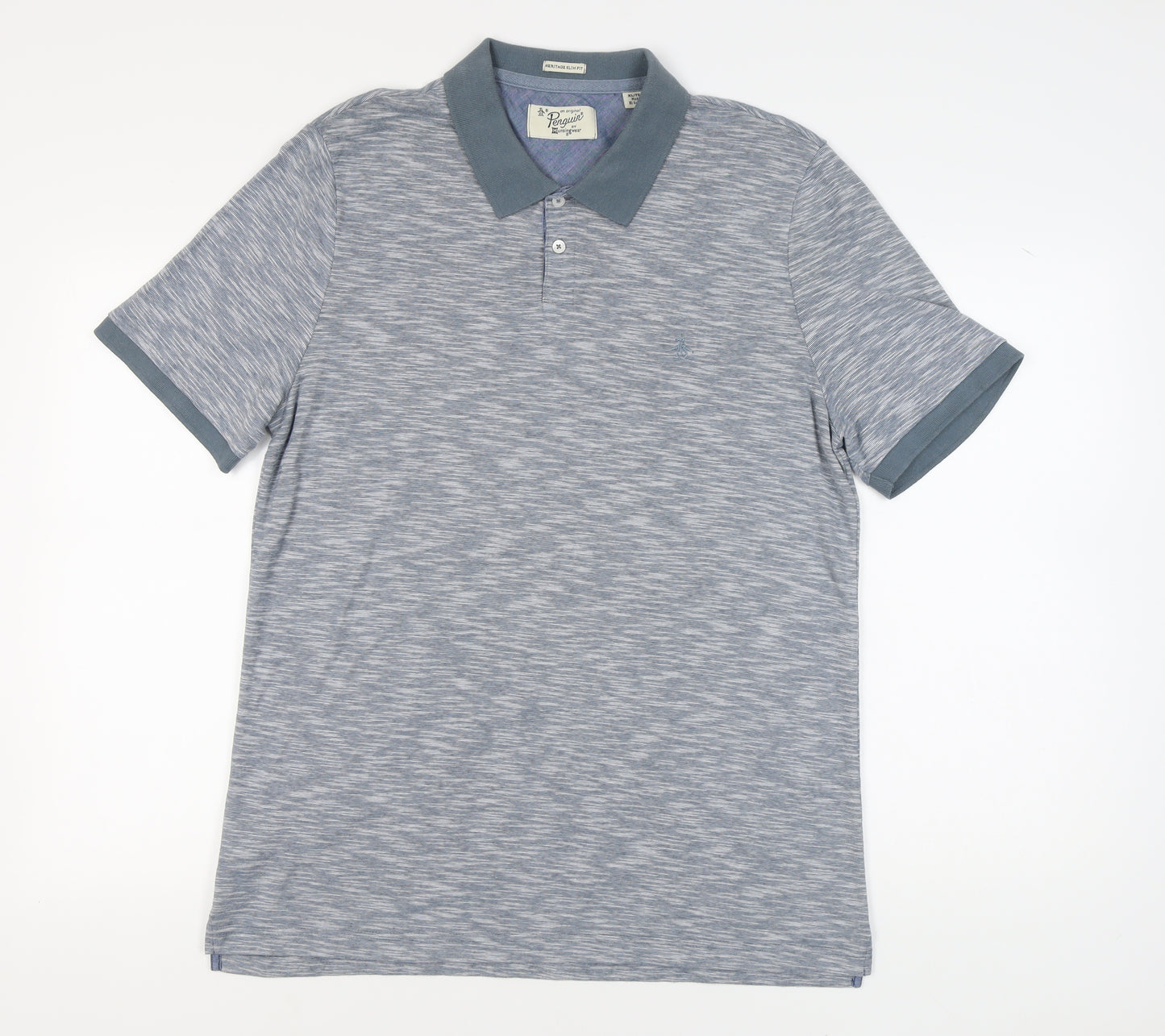 Penguin Men's Blue XL Jersey Polo Shirt