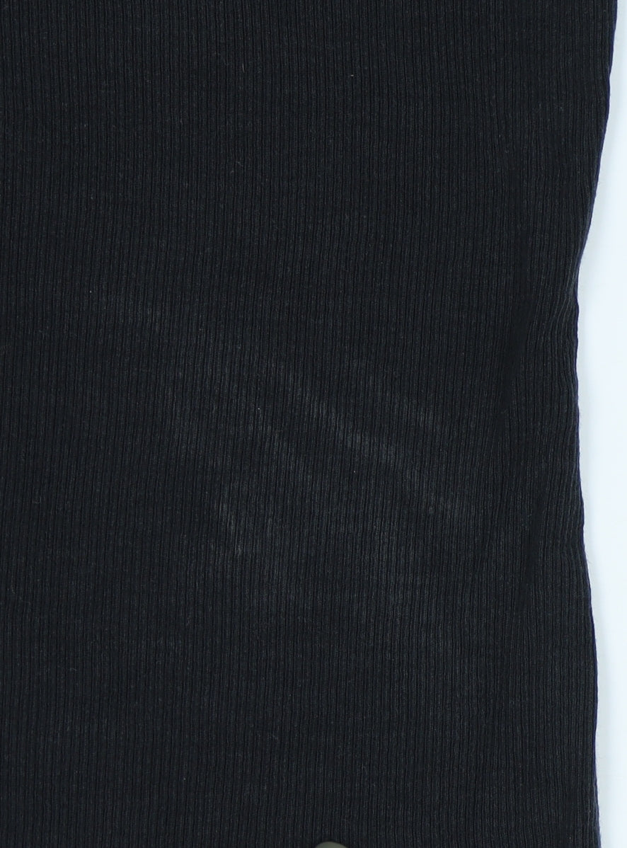 Whistles Black Crew Neck Slim Fit Women's T-Shirt