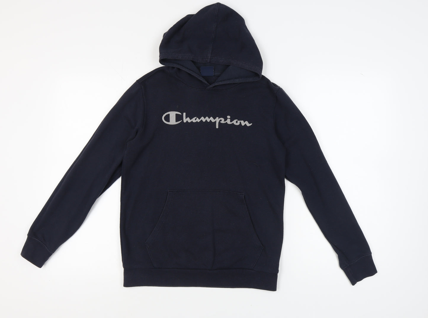 Champion Girls Blue XL Pullover Hoodie with Logo