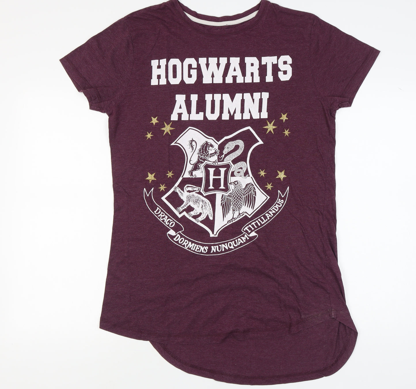 Harry Potter Unisex Purple M Hogwarts Alumni T-Shirt