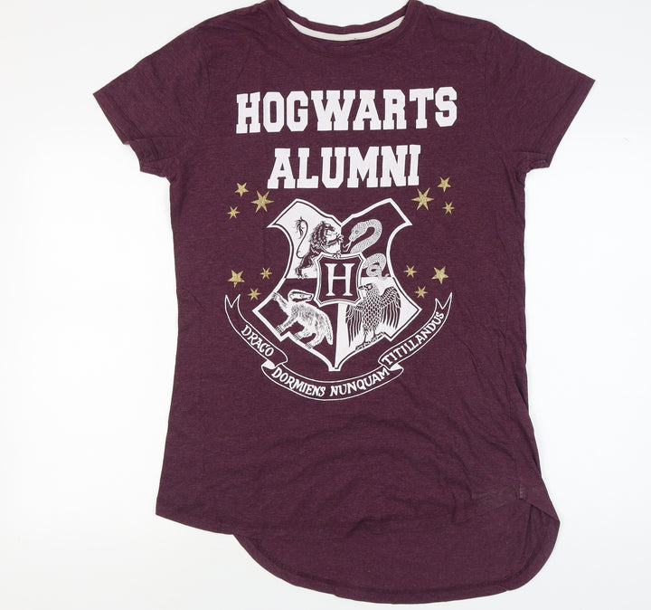 Harry Potter Unisex Purple M Hogwarts Alumni T-Shirt