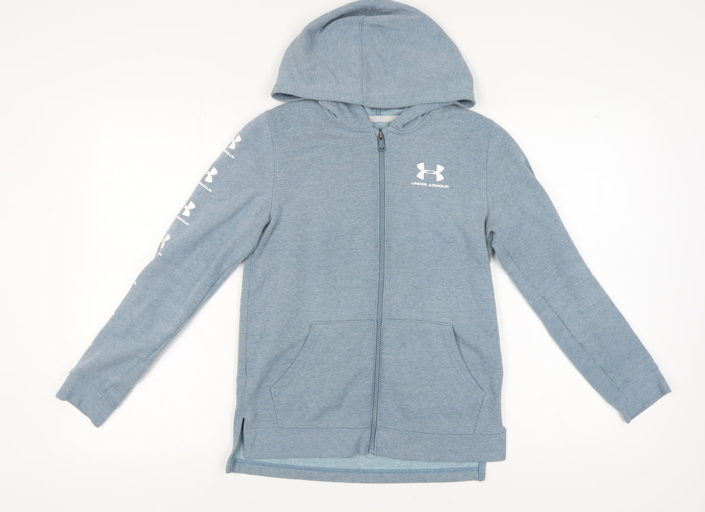Under Armour Boys Blue Full Zip Hoodie YXL