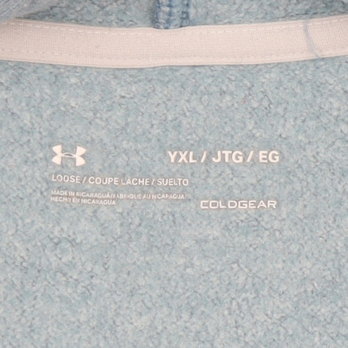 Under Armour Boys Blue Full Zip Hoodie YXL