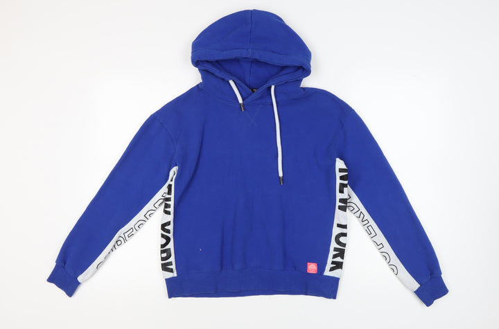 Superdry Unisex Blue Pullover Hoodie - Size S