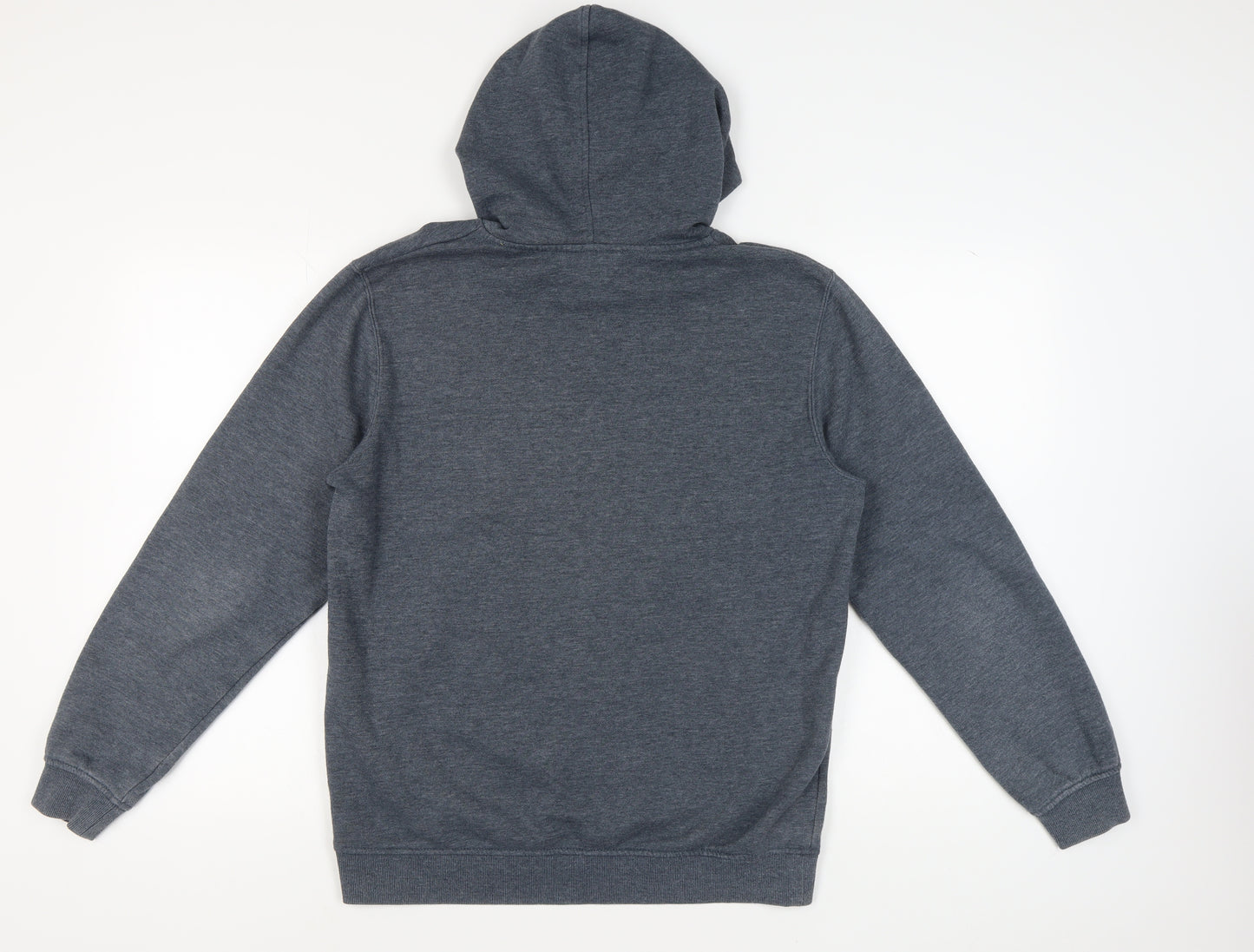 Jack & Jones Men's Grey Hoodie L Pullover Graphic