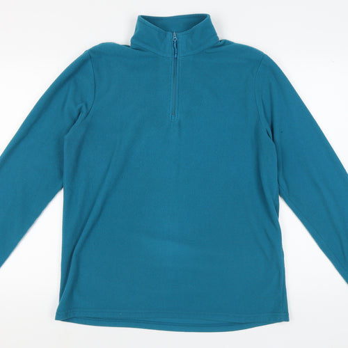 Mountain Warehouse Women's Blue Fleece Pullover Sweatshirt L