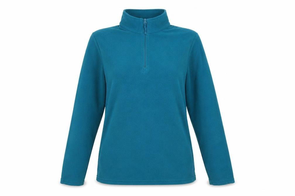 Front view of Mountain Warehouse Women's Blue Fleece Pullover Sweatshirt L