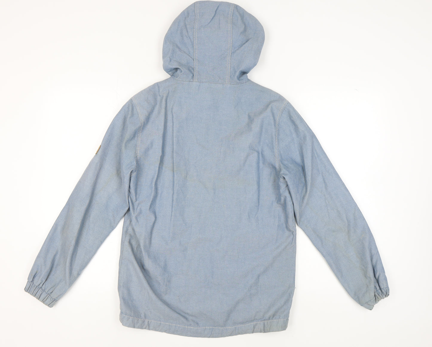 Lyle & Scott Men's Blue Hooded Windbreaker Jacket S
