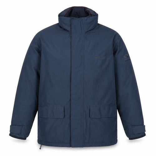 Regatta Men's Blue Hooded Parka Jacket Size M