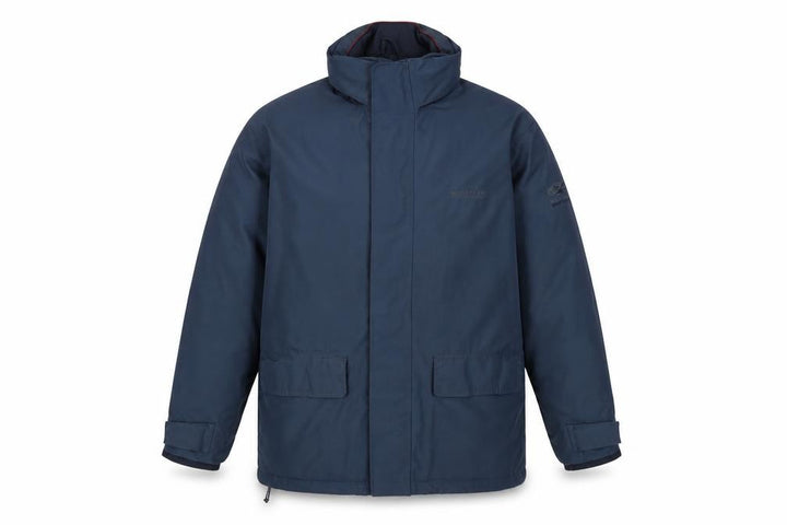 Regatta Men's Blue Hooded Parka Jacket Size M