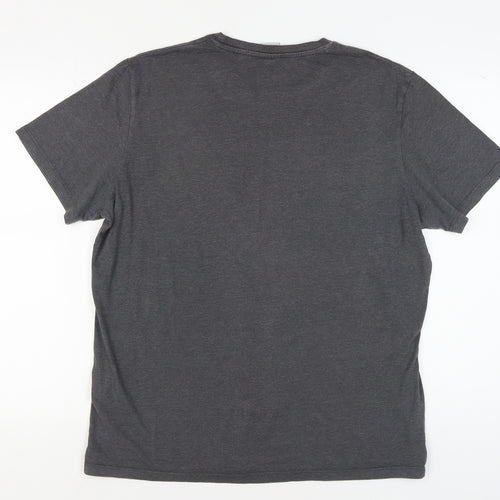 Jack & Jones Men's Grey XL Crew Neck T-Shirt