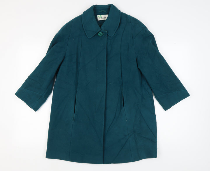 Eastex Women's Green Wool Overcoat Size 10