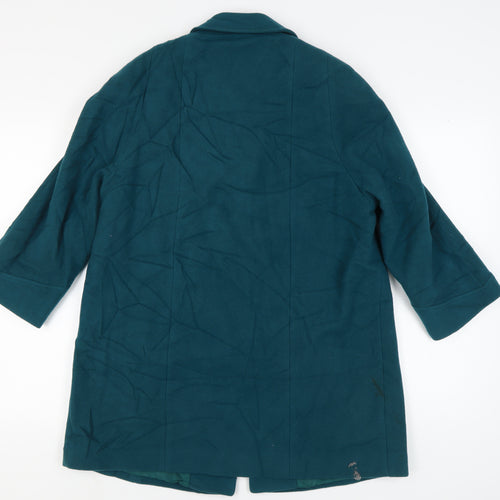 Eastex Women's Green Wool Overcoat Size 10