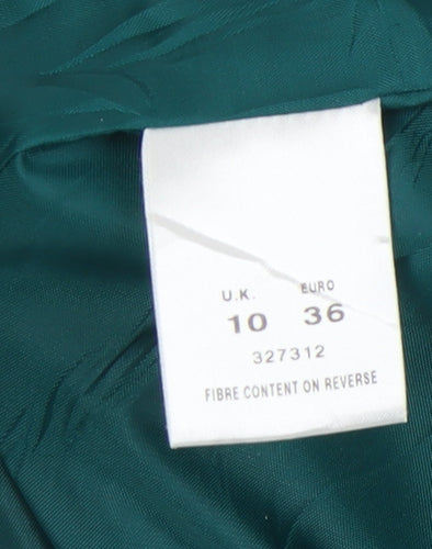 Eastex Women's Green Wool Overcoat Size 10