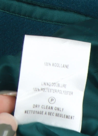 Eastex Women's Green Wool Overcoat Size 10