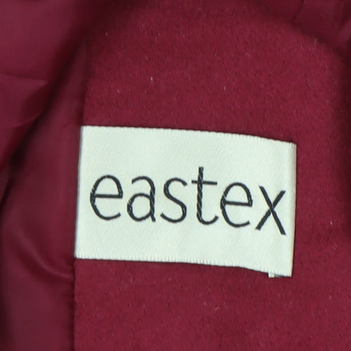 Eastex Women's Red Wool Overcoat Size 12