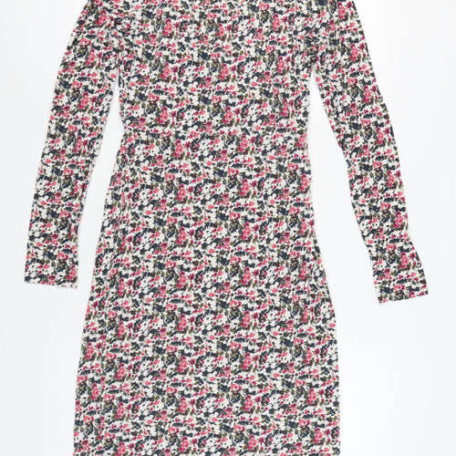 Kew Women's Multicoloured Floral Wrap Dress L